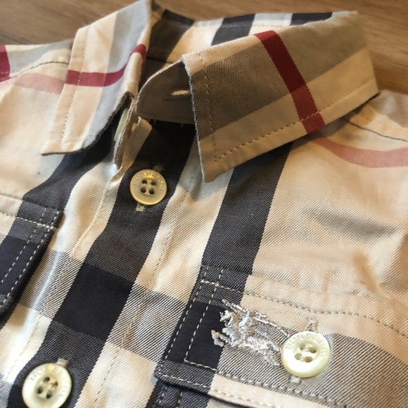 Authentic Baby Burberry Polo Shirt - Picture 2 of 3